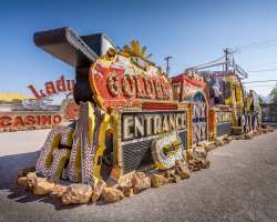 The volume of the museum is filled with approximate 200 signs on display which is situated in Boneyard.